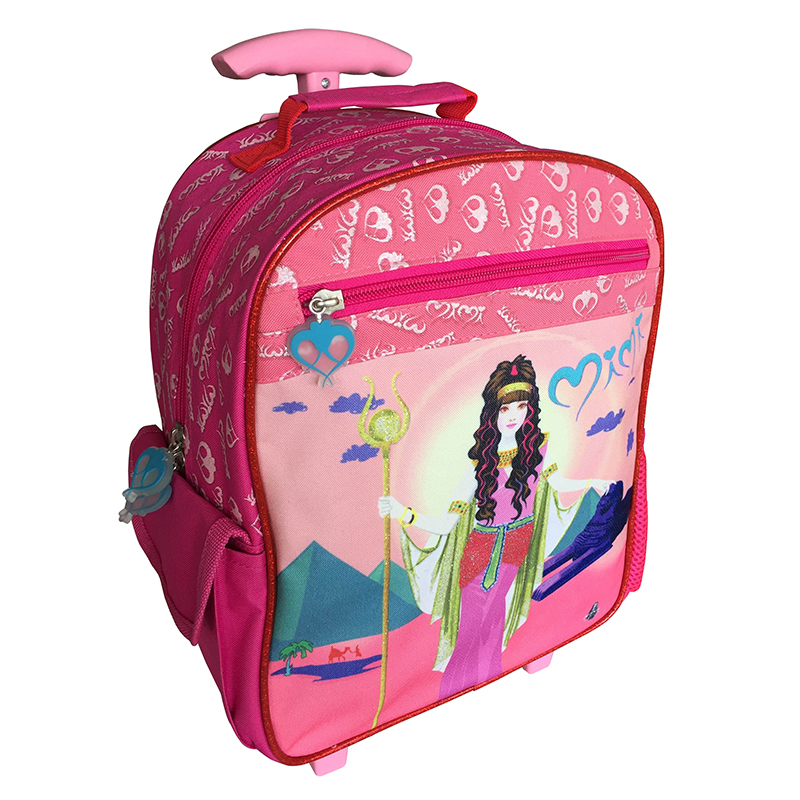 школьные сумки на тележке для девочек