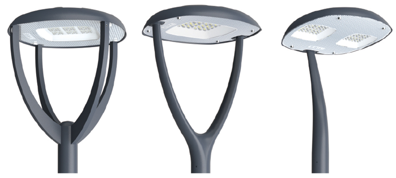 20W LED Solar Garden Light With Flexible Solar Panel Wrap On Pole 2FSG061-NEWLIGHT ENERGY
