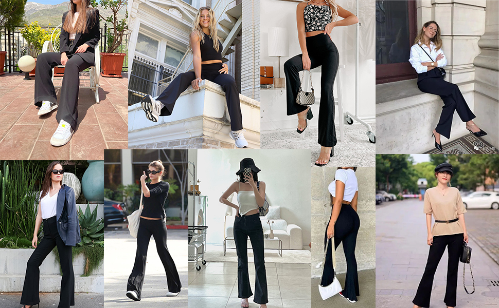 Women's Stretchy Bootcut Dress Pants