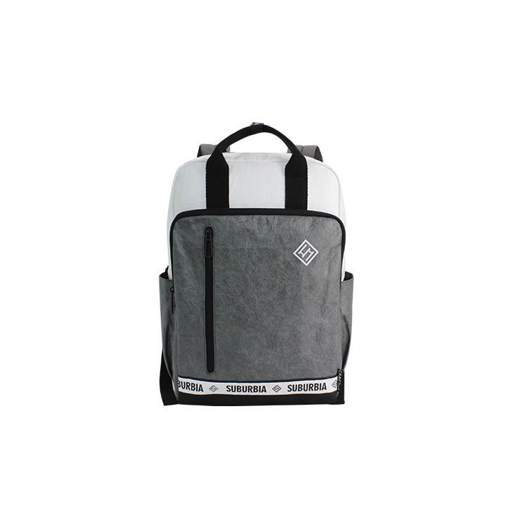Дизайн функциональный наружный световой вес моющиеся бумаги выглядят рюкзаком 16 "ноутбук переработанный сумку.