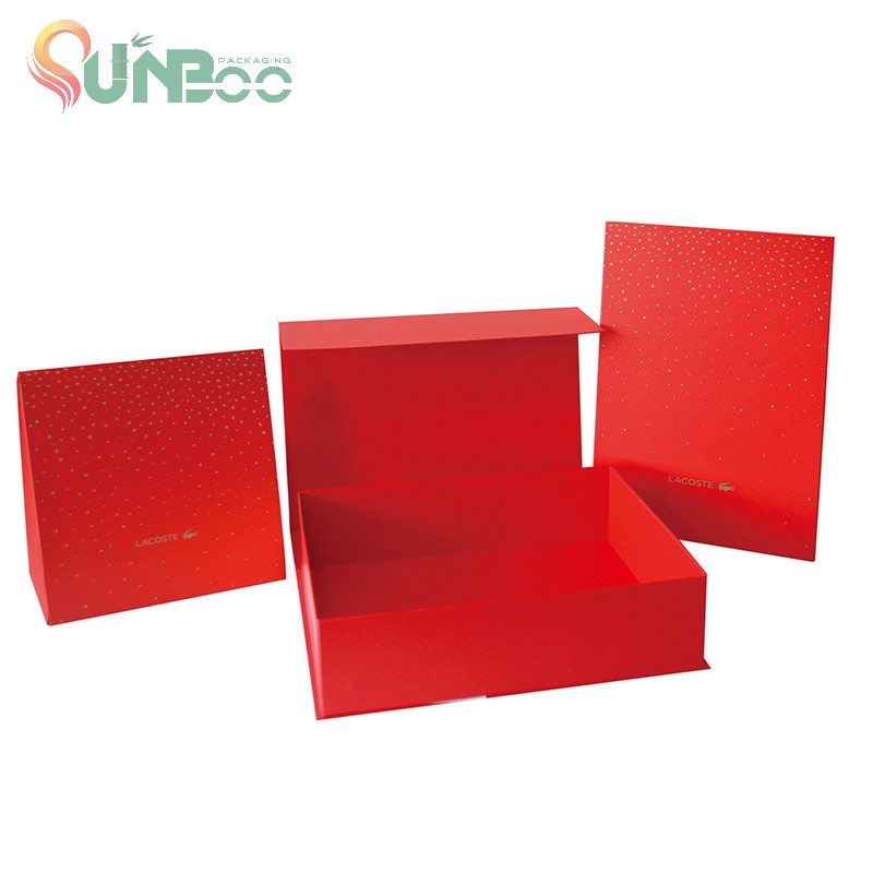 Красный цвет высокого класса хорошая подарочная коробка и складной SP-BOX058