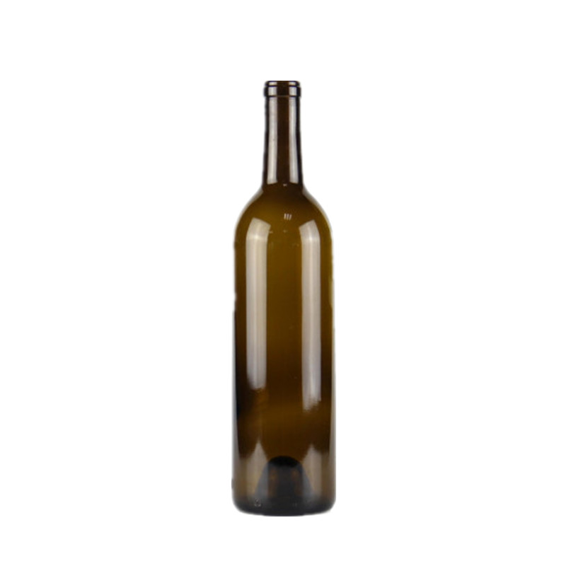 750 мл янтаря пустые винные бутылки с пробками