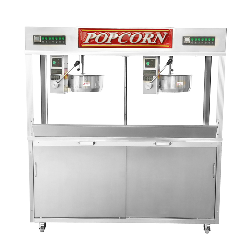 Подвесной твин-чайник Popper Model Model Popcorn Machine 32 унция