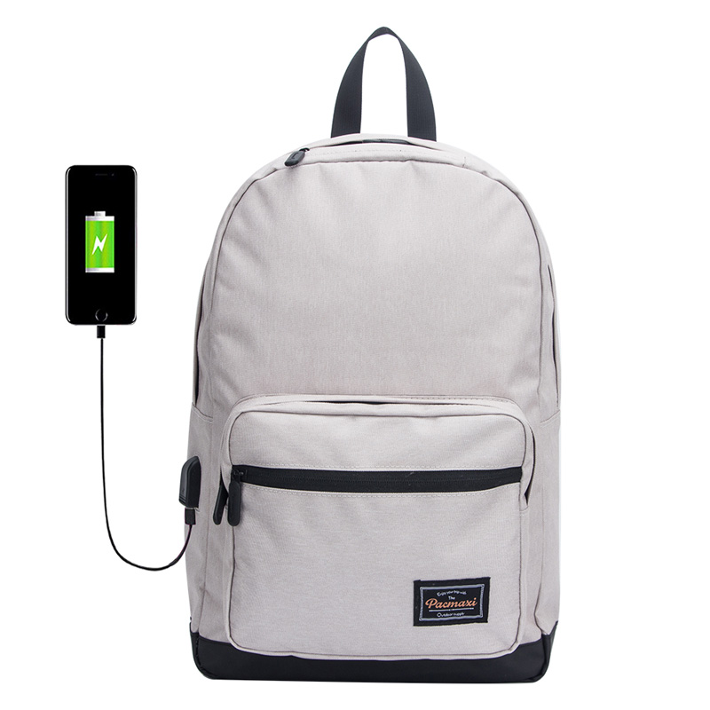 Новый дизайнерский USB-порт для зарядки стильный ноутбук рюкзак для путешествий и открытый