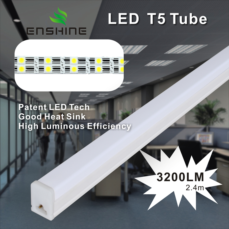Высокая светящаяся эффективность T5 Tube PC / Nano / Glass / Al + PC 6-32W IX-T5 LED