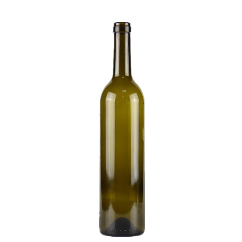 750 мл античные зеленые бутылки вина