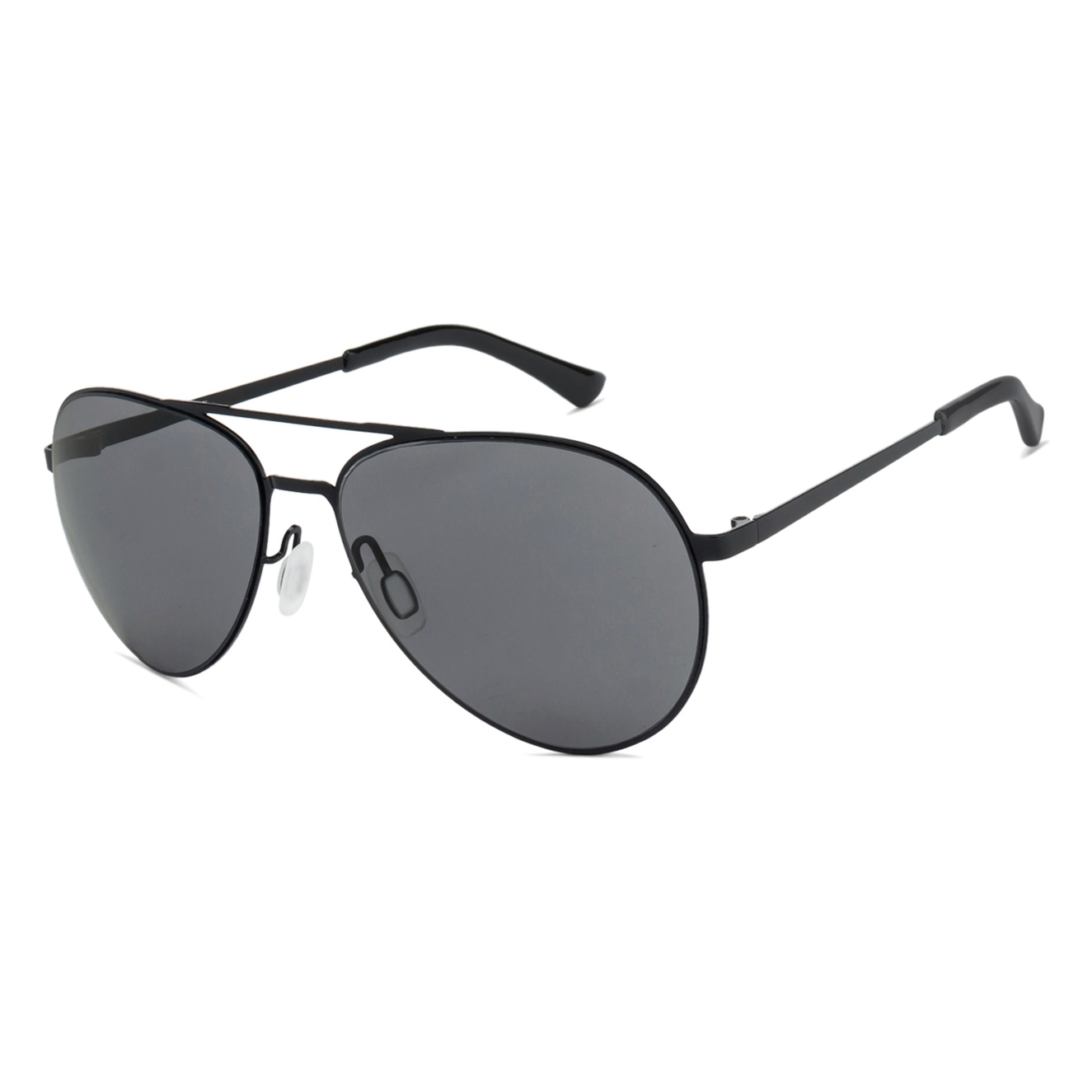Классические солнцезащитные очки-авиаторы в металле 21408
