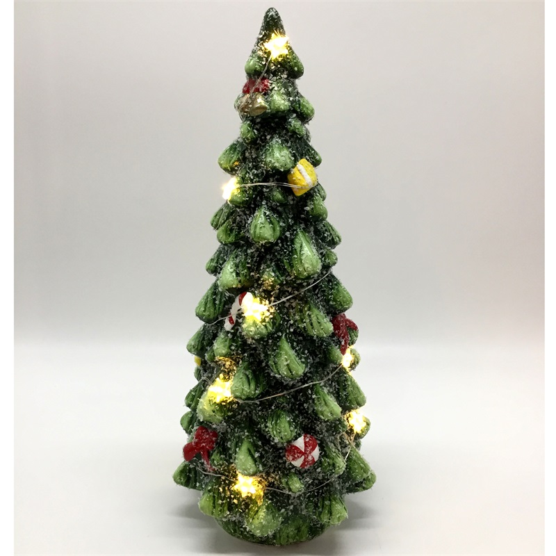Керамическое рождественское дерево со светодиодным светом