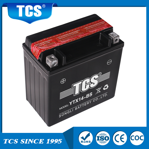 TCS сухое заряженное обслуживание бесплатно YTX14-BS