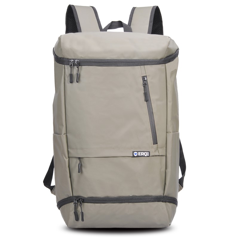 OEM стильный путешествия ноутбук полиэстер рюкзак с высокой емкостью для мужчин и женщин - серый