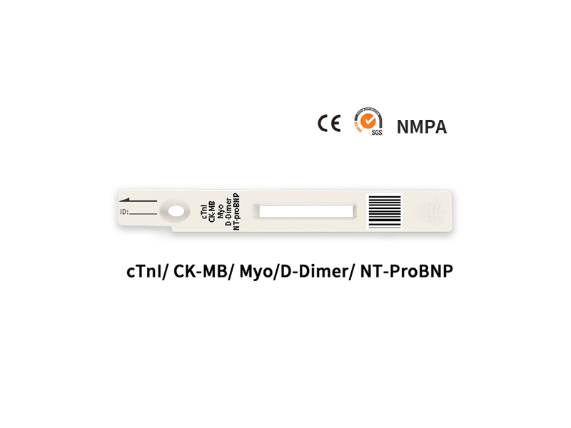 5 в 1 (CTNI / CK-MB / MYO / NT-ROBNP / D-DIMER) Быстрый количественный тест