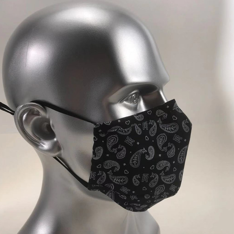 Пользовательские логотип черная маска для лица оптом чехлы