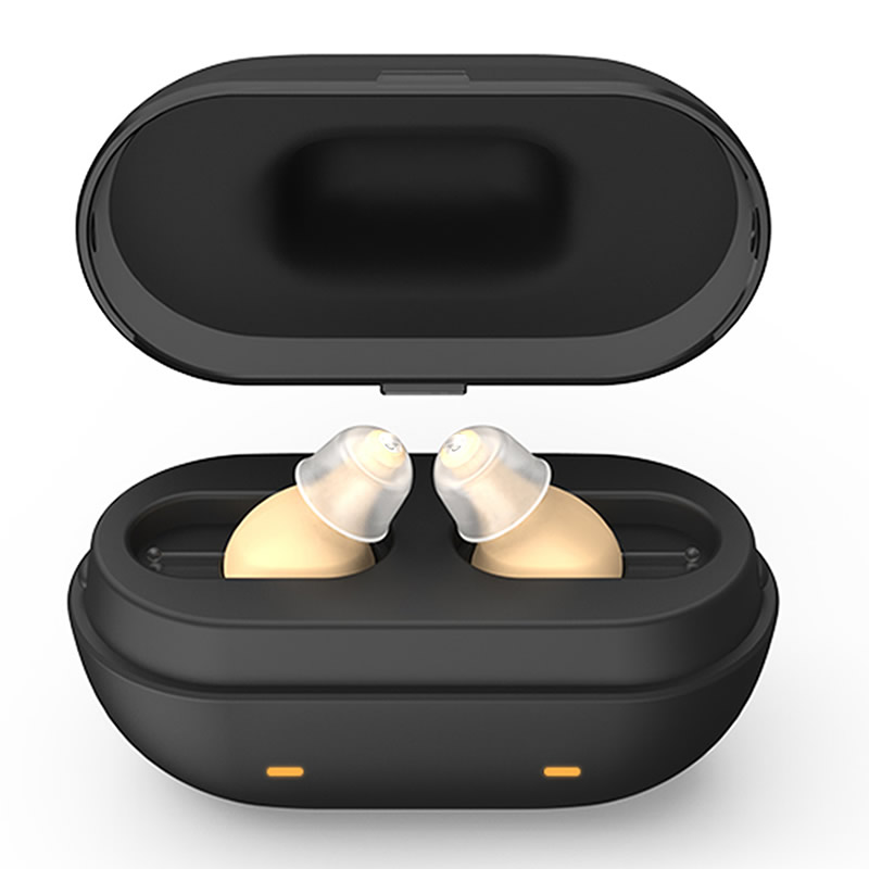 Невидимая перезаряжаемая ITC слуховые аппараты, ITE доступный аккумуляторный слуховой аппарат для тяжелых потерь слуха