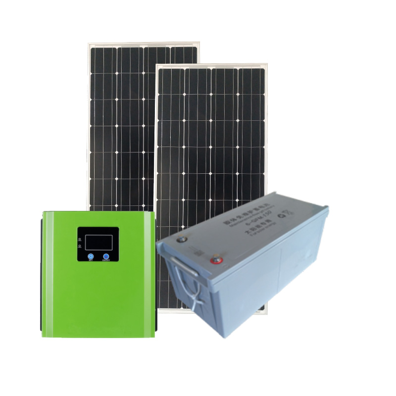 24V 500W фотоэлектрическая солнечная энергетическая система домохозяйства