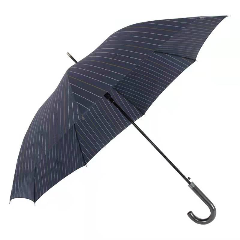 43,5 дюйма темно-синий автоматический открытый зонтик с полосками
