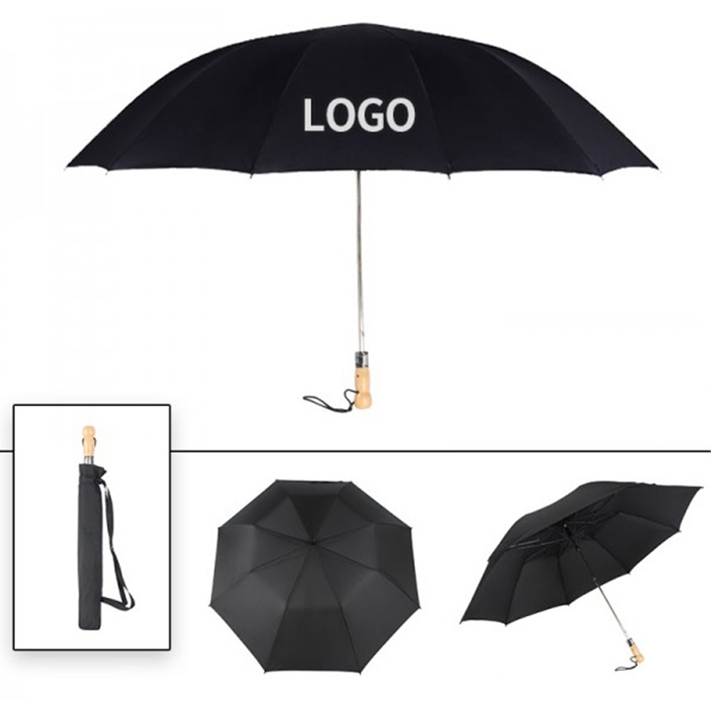 Индивидуальный ветрозащитный автоматический портативный складной зонт
