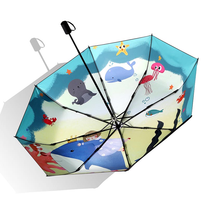 Пользовательский ветрозащитный автоматический складной зонт
