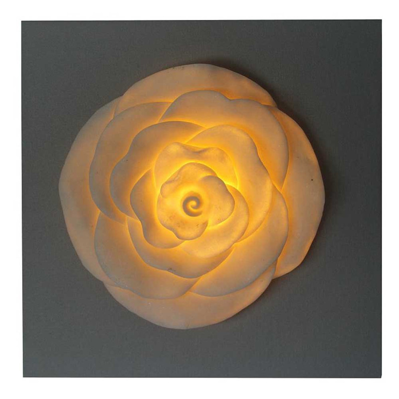 Rose Design Decorative in MDF Wood для ремесла со светодиодными фонарями для украшения