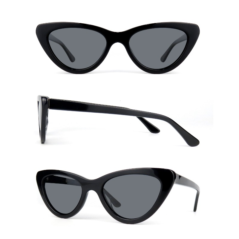 Солнцезащитные очки с логотипом на заказ Солнцезащитные очки «кошачий глаз» Хорошая цена Cat. 3 рекламных ацетатных женских и мужских солнцезащитных очков UV400 унисекс