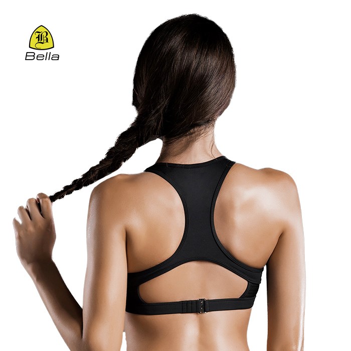 Высокоэластичный удобный женский спортивный бюстгальтер для фитнеса с открытой спиной