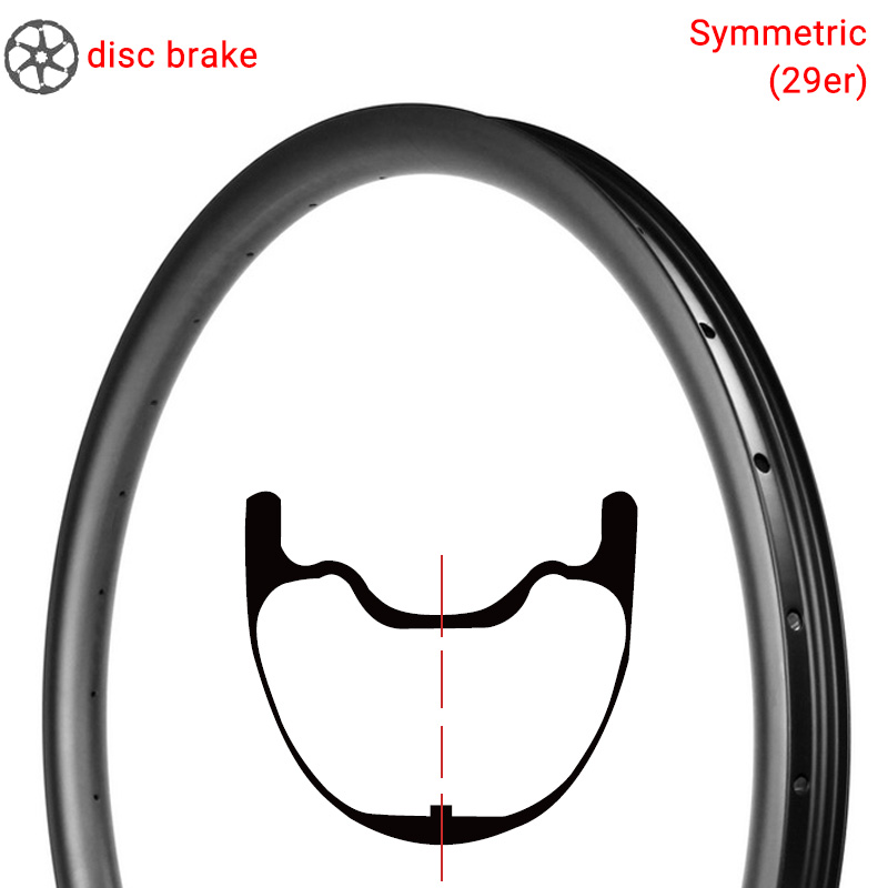 Карбоновые диски Symmetry MTB для горного велосипеда 29er