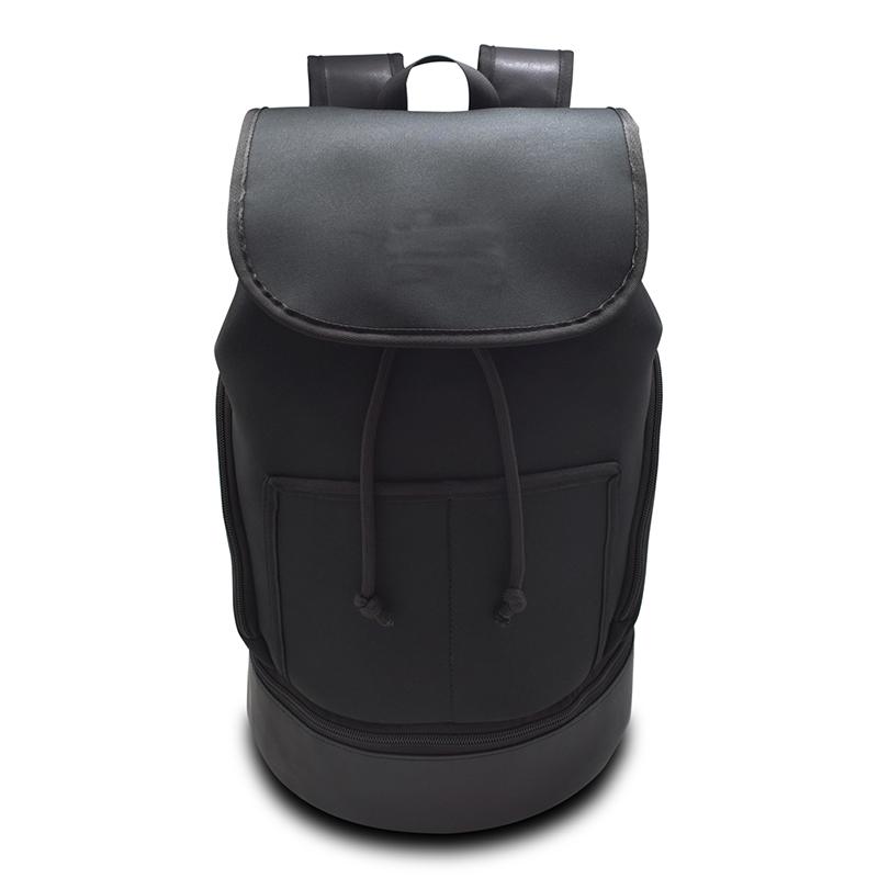 Дорожная сумка из черного неопрена, походный рюкзак