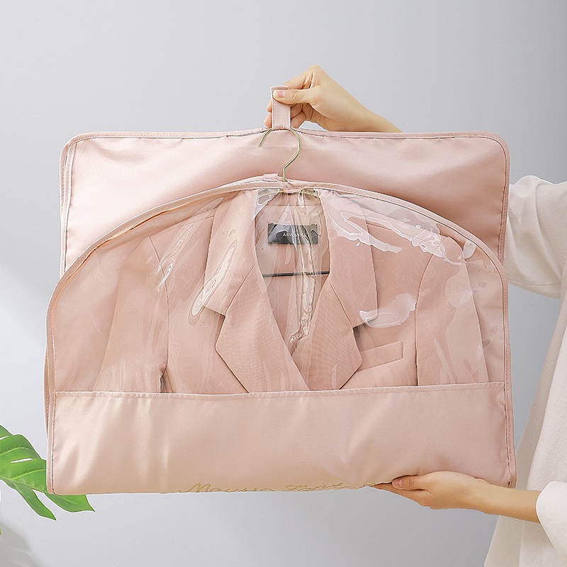 Практичная складная сумка для одежды, сумка для упаковки одежды с индивидуальным логотипом, пыленепроницаемая сумка для одежды