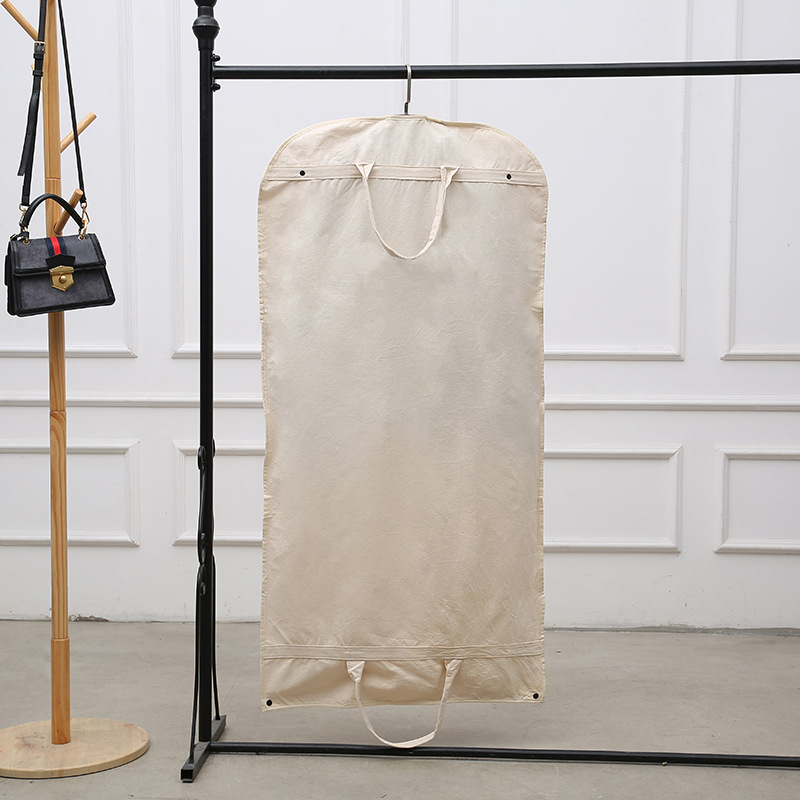 Хлопковый холщовый костюм, пыльно-белый мешок для одежды, брендовая подвесная сумка для одежды, моющийся бытовой хлопковый мешок для пыли