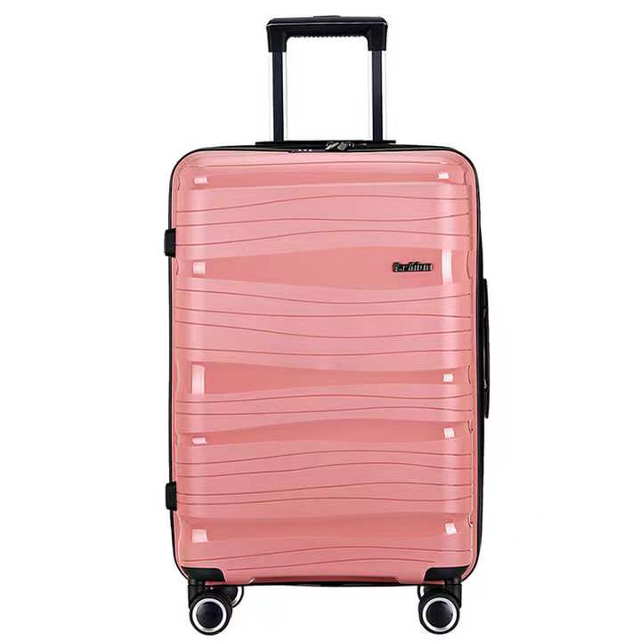 Расширяемые наборы для багажа, состоящие из трех частей, легкие колеса из полипропилена, вращающиеся колеса для чемодана с замком TSA