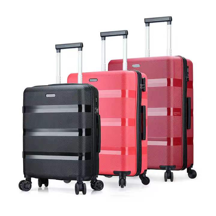 Высококачественный модный полипропиленовый материал, достойный прочный легкий багаж на колесиках 8*360