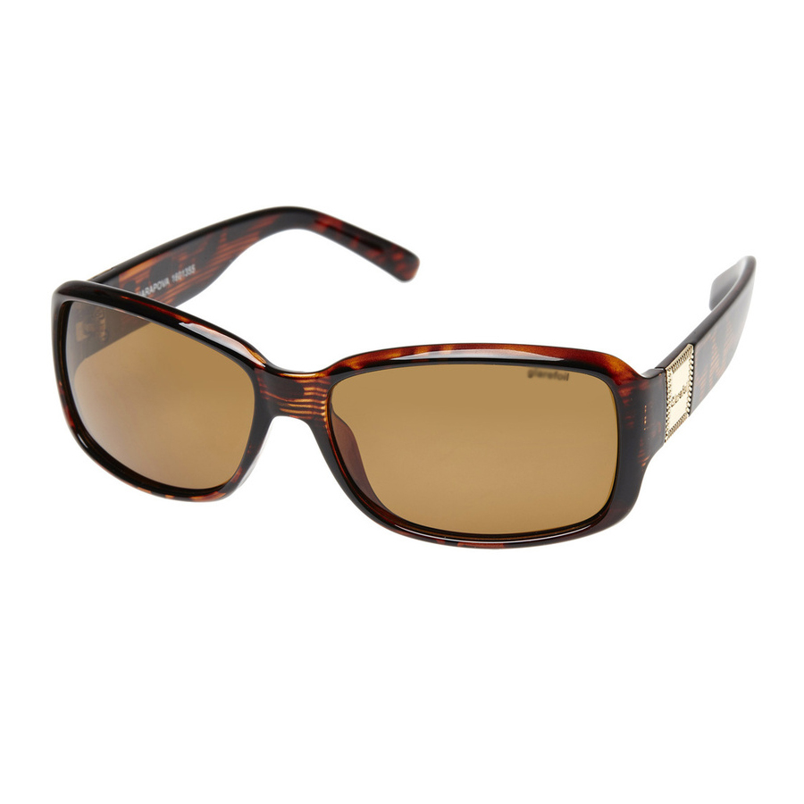 Современные солнцезащитные очки ровной формы с запахом -LJ228-1J