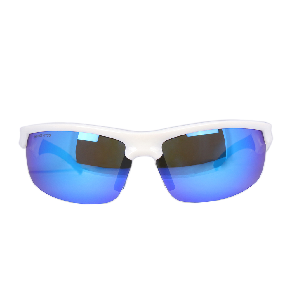 Легкие спортивные солнцезащитные очки для улицы в полуоправе 70032