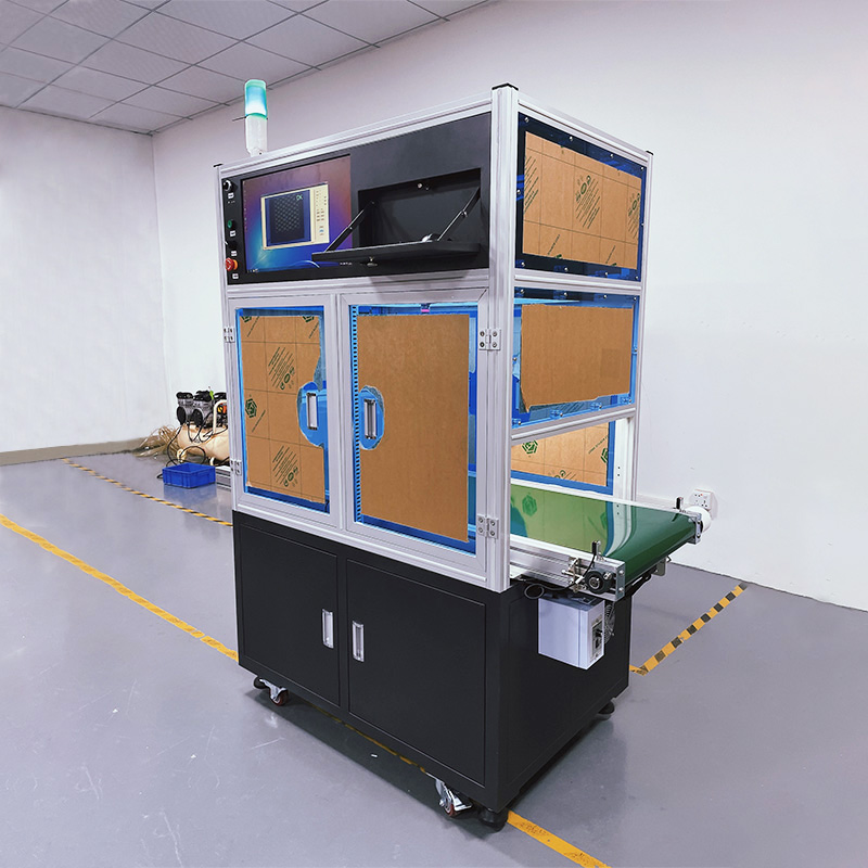 Positive And Negative Electrode Testing Machine CCD Tester With Conveyor Belt