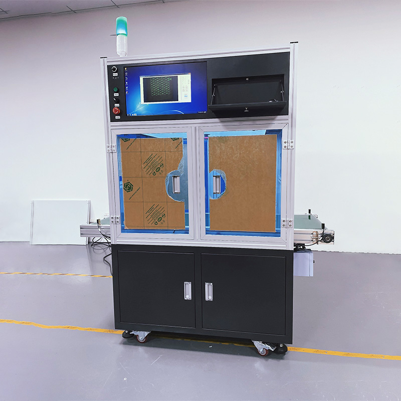 Positive And Negative Electrode Testing Machine CCD Tester With Conveyor Belt