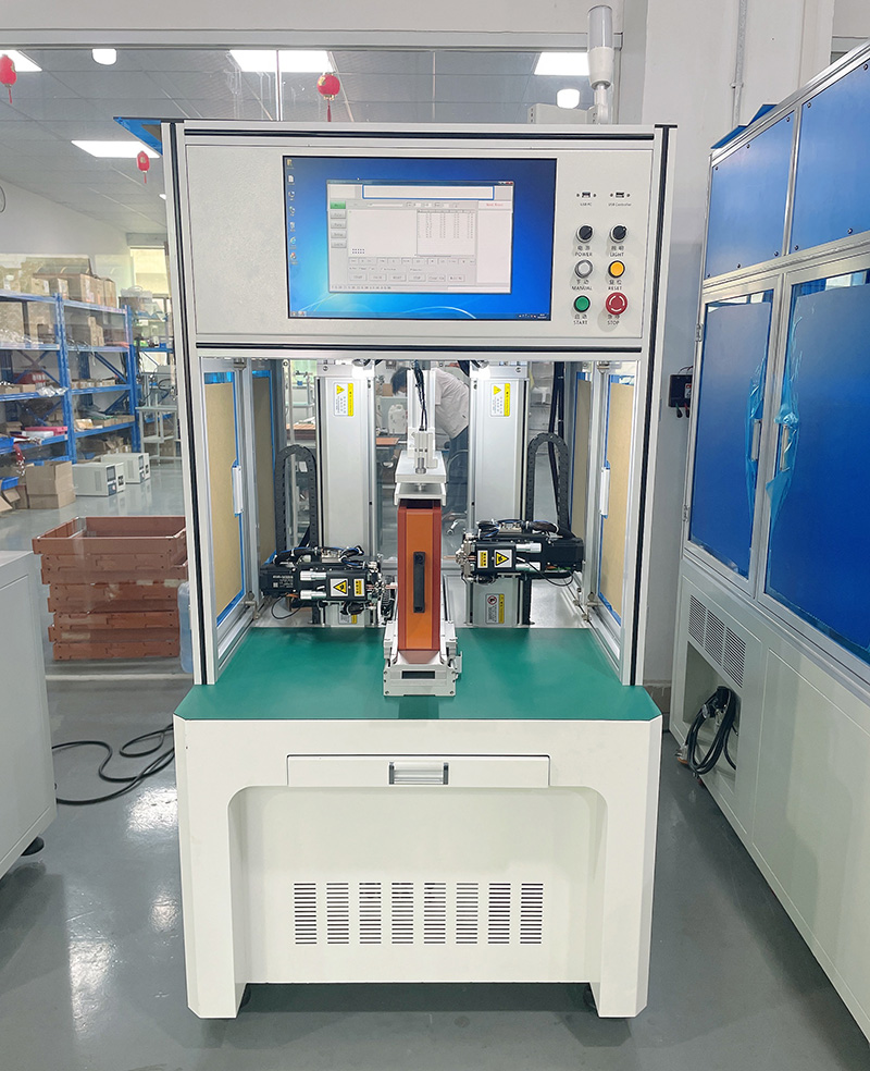 Double sided spot welding machine